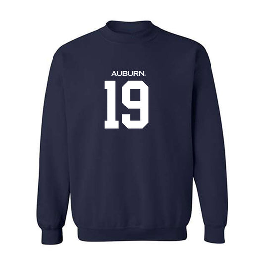 Auburn - NCAA Women's Soccer : Kennedy Husbands - Replica Shersey Crewneck Sweatshirt-0