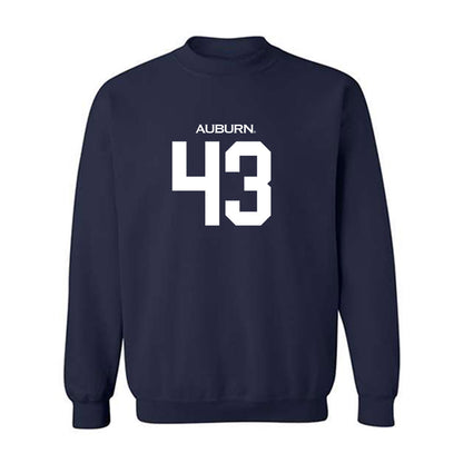 Auburn - NCAA Softball : Delaney Aumua - Replica Shersey Crewneck Sweatshirt-0
