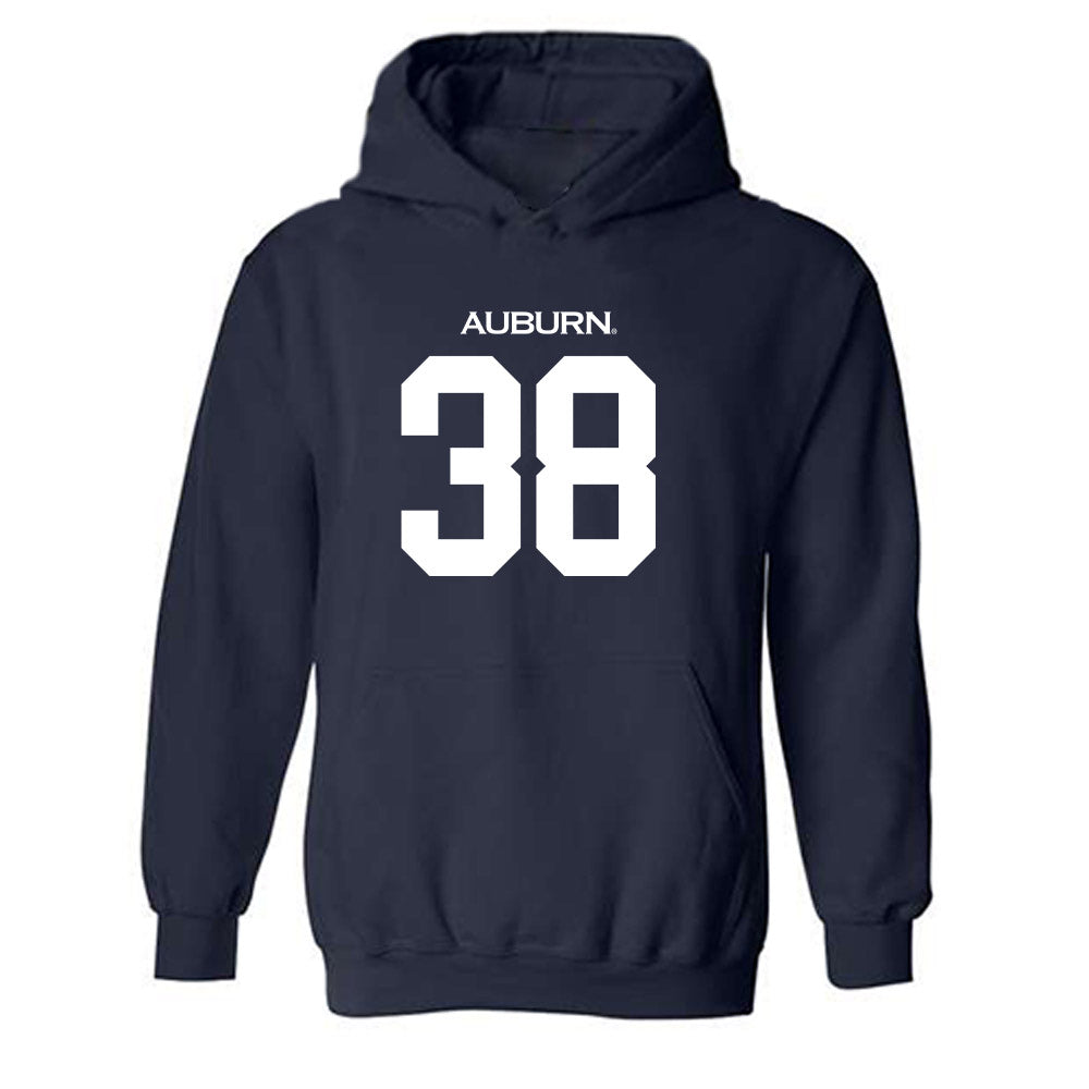 Auburn - NCAA Men's Basketball : Filip Jovic - Replica Shersey Hooded Sweatshirt-0