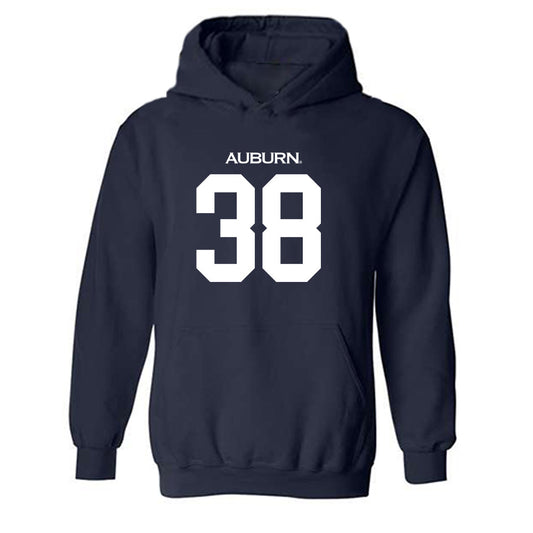 Auburn - NCAA Men's Basketball : Filip Jovic - Replica Shersey Hooded Sweatshirt-0