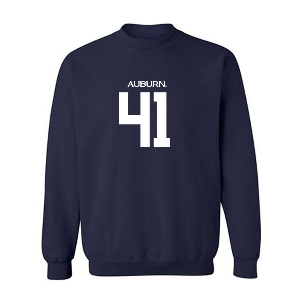 Auburn - NCAA Baseball : LJ Cormier - Replica Shersey Crewneck Sweatshirt-0