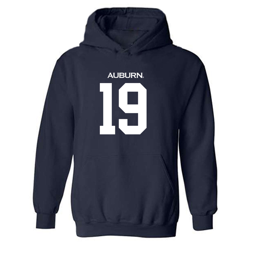 Auburn - NCAA Football : Rhys Brush - Replica Shersey Hooded Sweatshirt-0