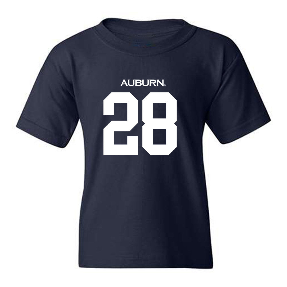 Auburn - NCAA Baseball : Carson Liedel - Replica Shersey Youth T-Shirt-0
