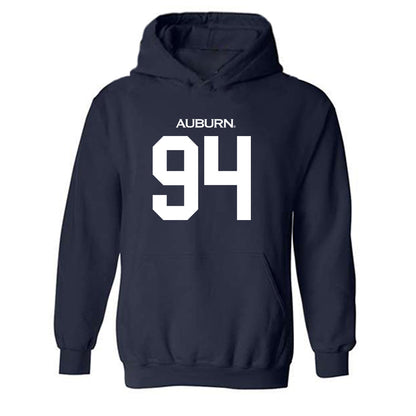 Auburn - NCAA Football : Cody Sigler - Replica Shersey Hooded Sweatshirt-0