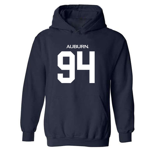 Auburn - NCAA Football : Cody Sigler - Replica Shersey Hooded Sweatshirt-0