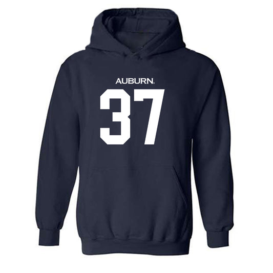 Auburn - NCAA Baseball : Trevor Booton - Replica Shersey Hooded Sweatshirt-0