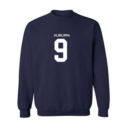 Auburn - NCAA Softball : Leah Byrd - Replica Shersey Crewneck Sweatshirt-0