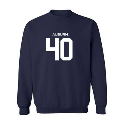 Auburn - NCAA Baseball : Wade Shelley - Replica Shersey Crewneck Sweatshirt-0
