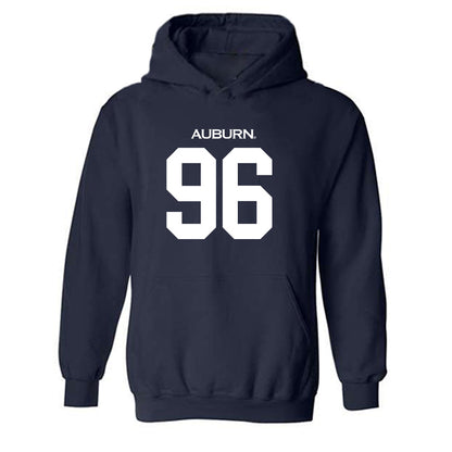 Auburn - NCAA Football : Malik Autry - Replica Shersey Hooded Sweatshirt-0