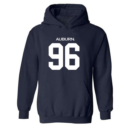 Auburn - NCAA Football : Malik Autry - Replica Shersey Hooded Sweatshirt-0