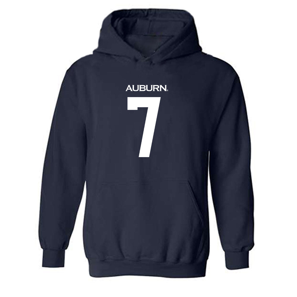 Auburn - NCAA Baseball : Todd Clay - Replica Shersey Hooded Sweatshirt-0