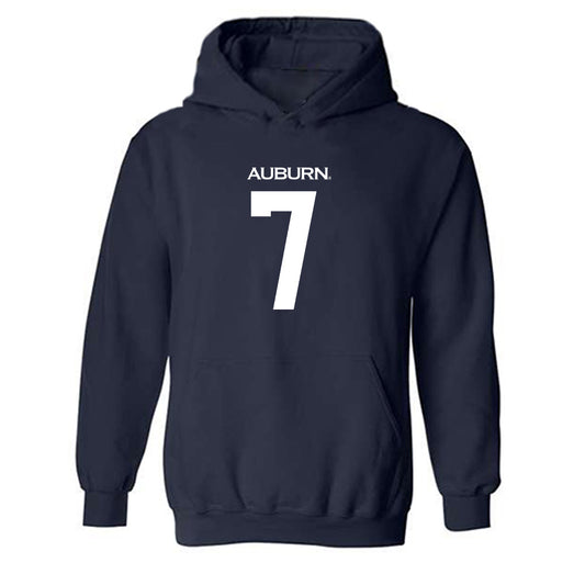 Auburn - NCAA Baseball : Todd Clay - Replica Shersey Hooded Sweatshirt-0