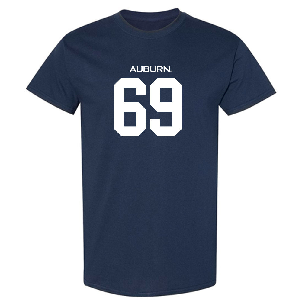 Auburn - NCAA Football : Jacob Strand - Replica Shersey T-Shirt-0