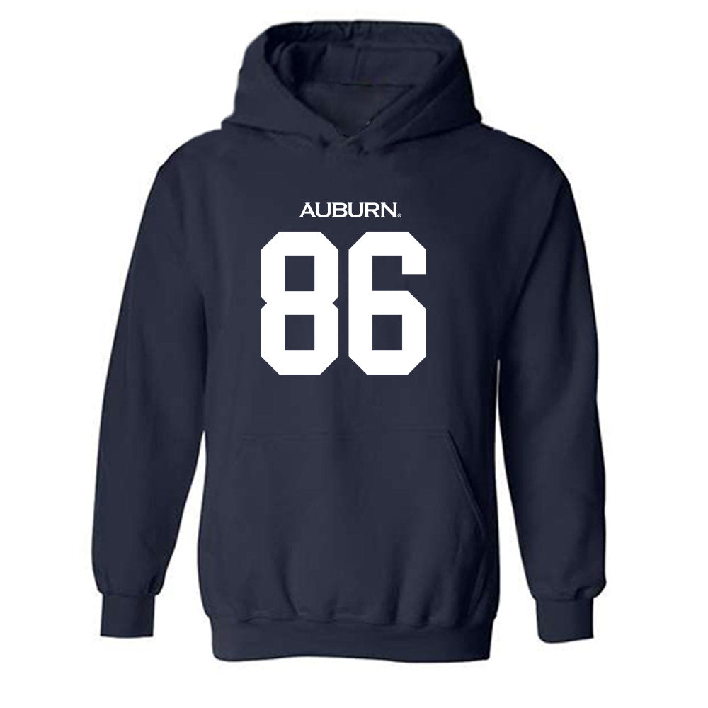 Auburn - NCAA Football : Jack Ellenburg - Replica Shersey Hooded Sweatshirt-0