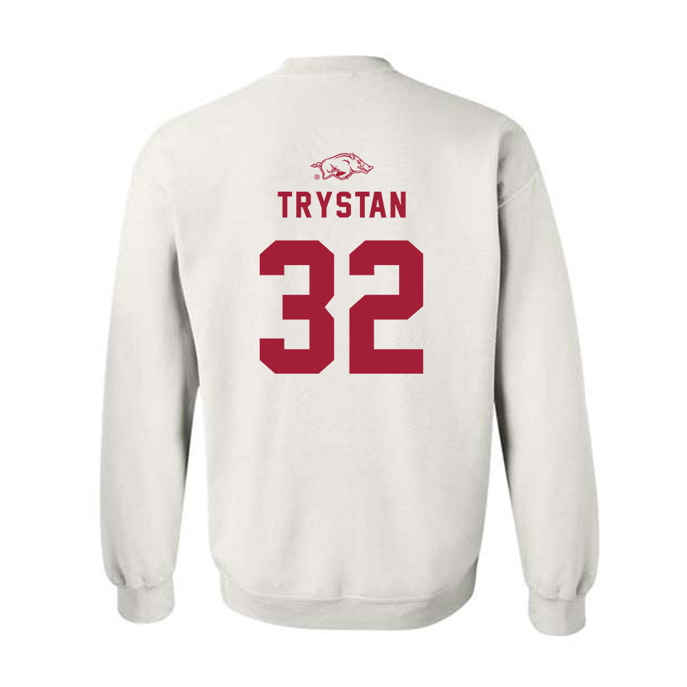 Arkansas - NCAA Baseball : Trystan Trystan - Replica Shersey Crewneck Sweatshirt-1