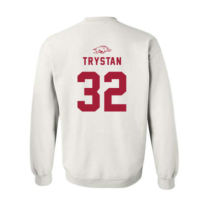 Arkansas - NCAA Baseball : Trystan Trystan - Replica Shersey Crewneck Sweatshirt-1