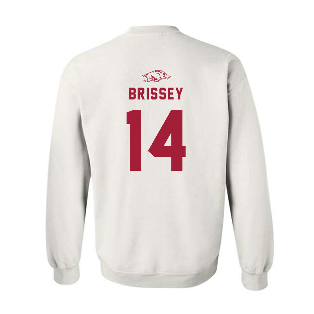 Arkansas - NCAA Baseball : Mark Brissey - Replica Shersey Crewneck Sweatshirt-1