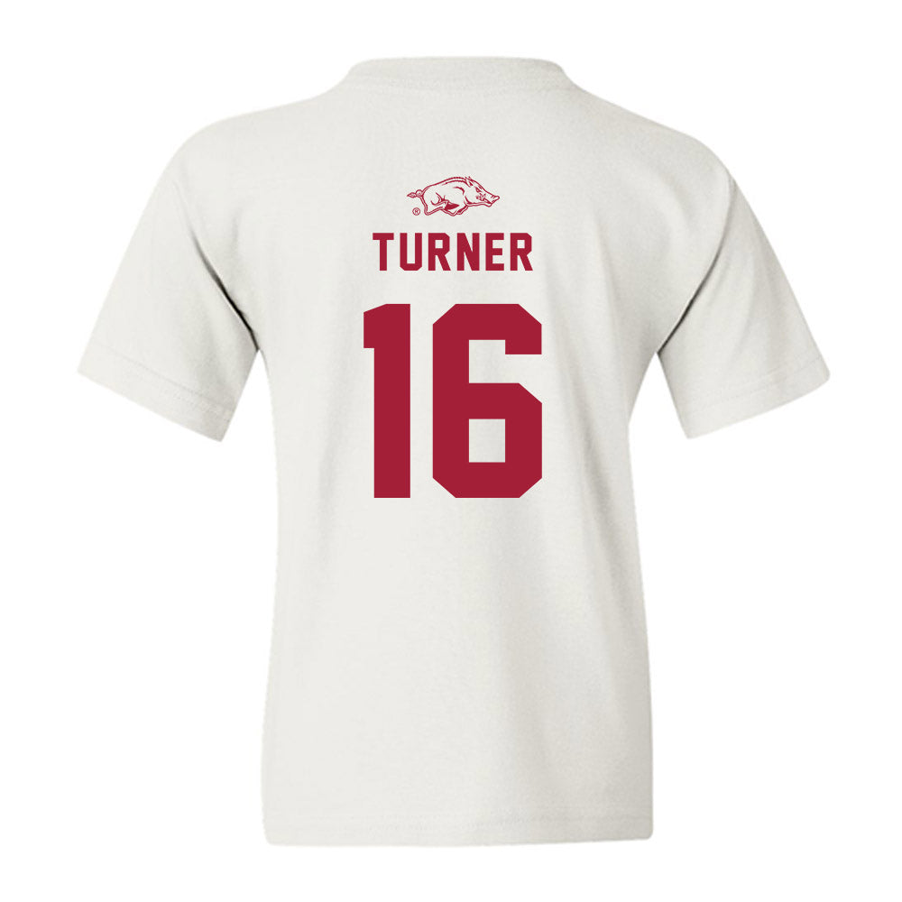 Arkansas - NCAA Baseball : Christian Turner - Replica Shersey Youth T-Shirt-1