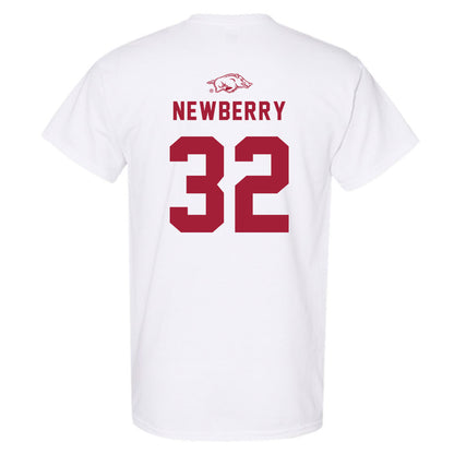 Arkansas - NCAA Baseball : Trystan Newberry - Replica Shersey T-Shirt-1