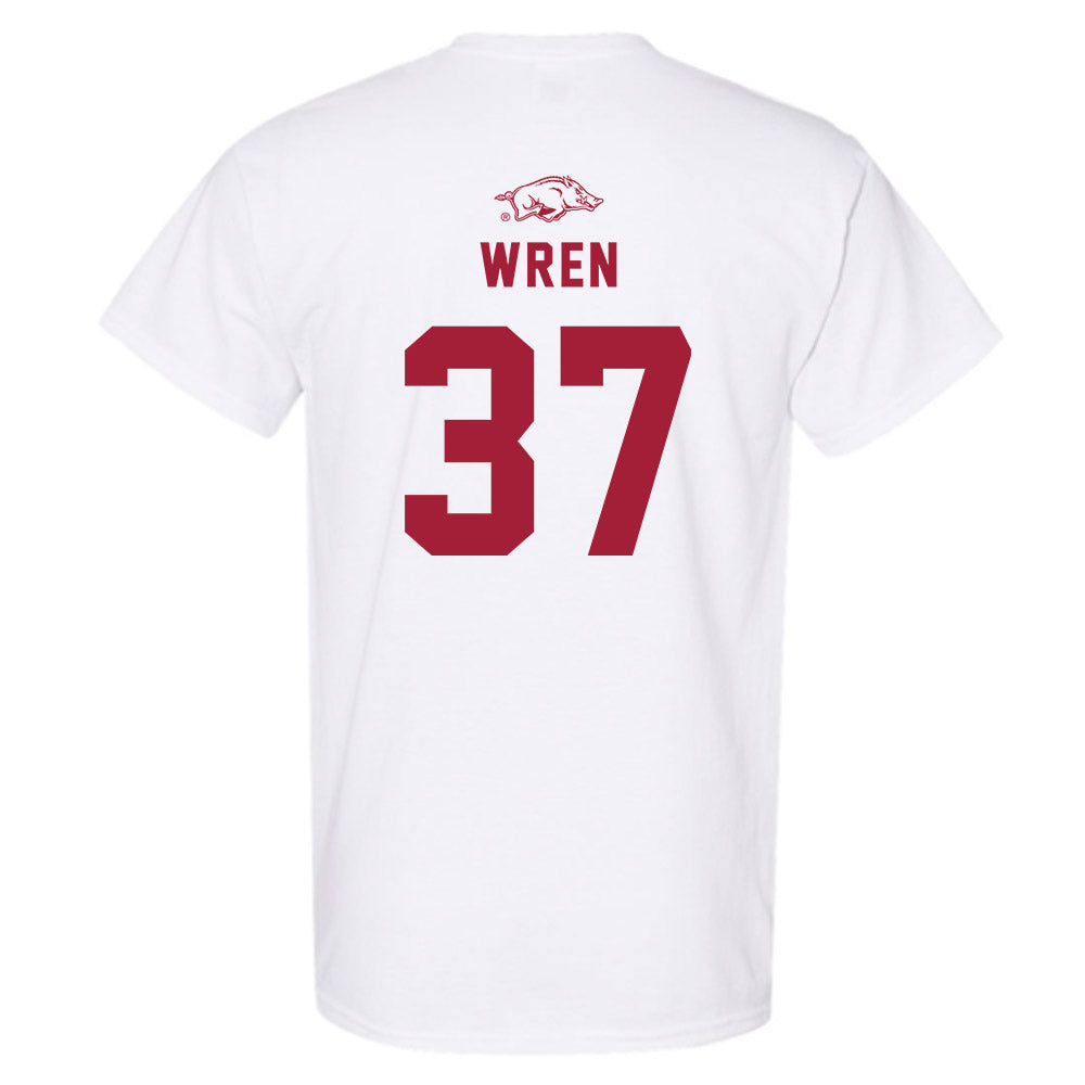 Arkansas - NCAA Baseball : Grant Wren - Replica Shersey T-Shirt-1