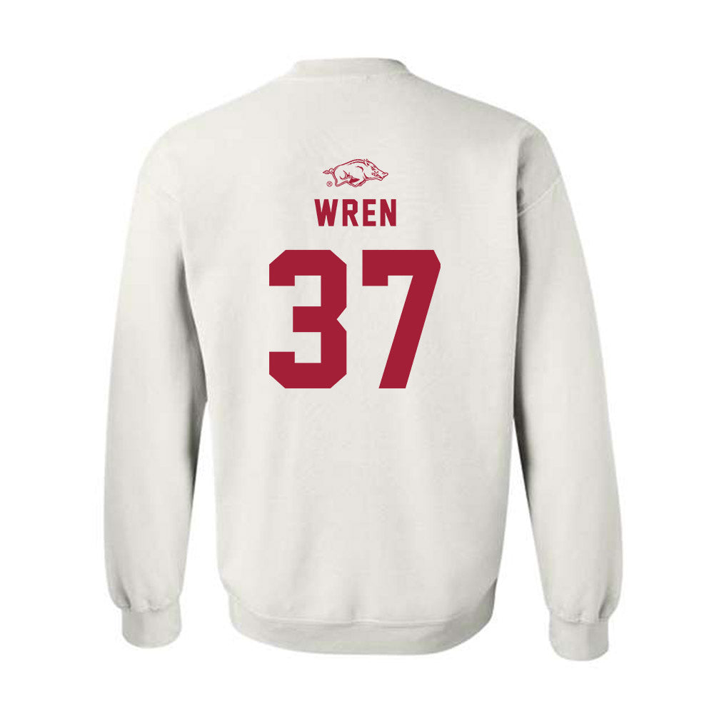 Arkansas - NCAA Baseball : Grant Wren - Replica Shersey Crewneck Sweatshirt-1