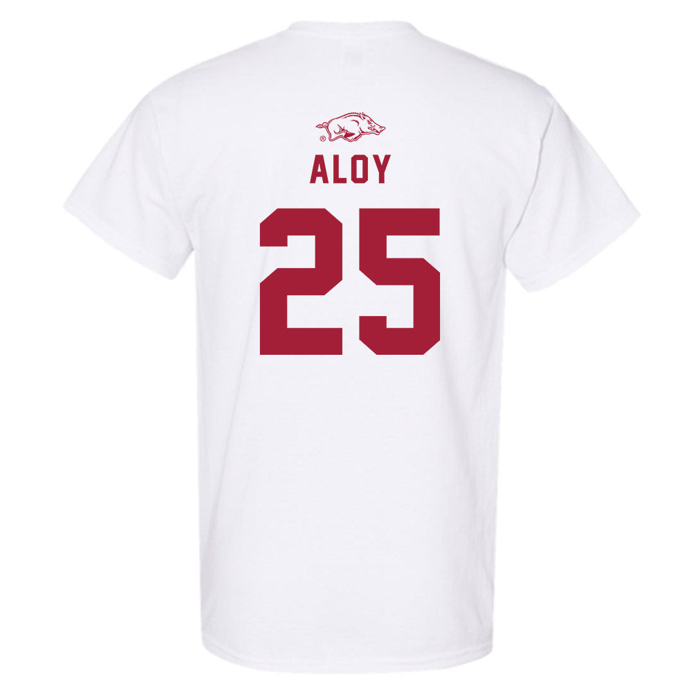 Arkansas - NCAA Baseball : Kuhio Aloy - Replica Shersey T-Shirt-1