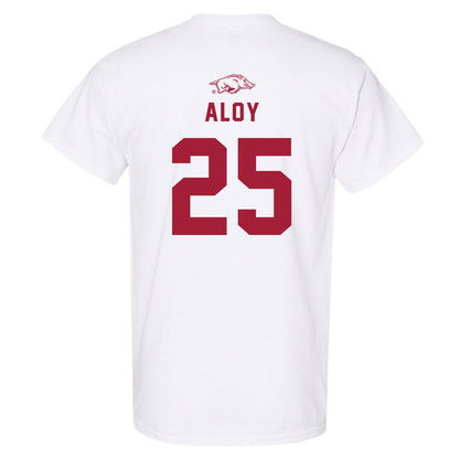 Arkansas - NCAA Baseball : Kuhio Aloy - Replica Shersey T-Shirt-1