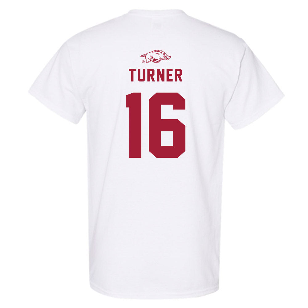 Arkansas - NCAA Baseball : Christian Turner - Replica Shersey T-Shirt-1