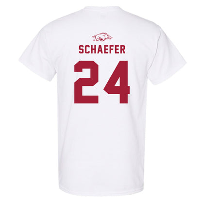 Arkansas - NCAA Baseball : Landon Schaefer - Replica Shersey T-Shirt-1
