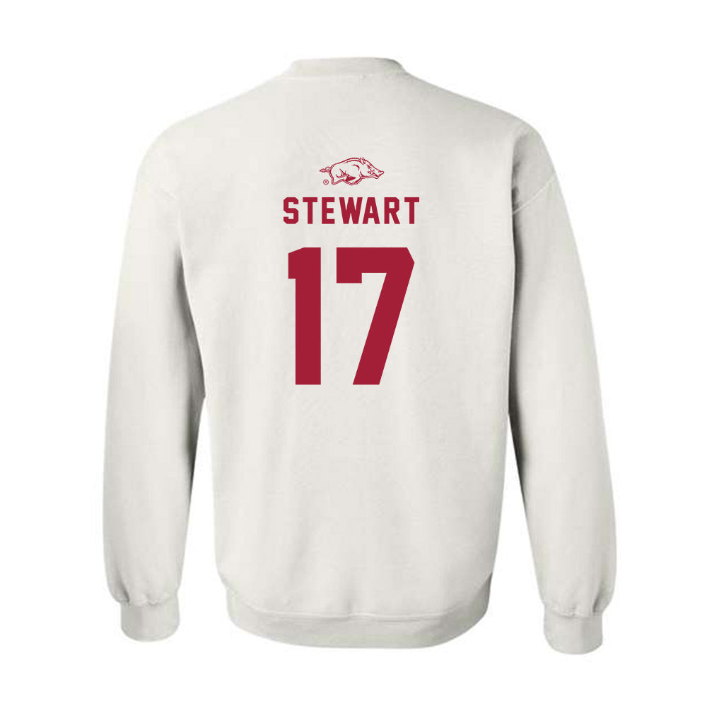 Arkansas - NCAA Baseball : Zack Stewart - Replica Shersey Crewneck Sweatshirt-1