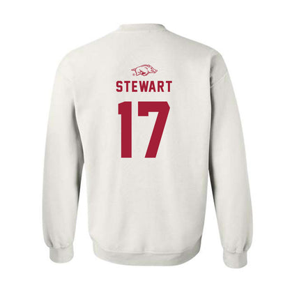 Arkansas - NCAA Baseball : Zack Stewart - Replica Shersey Crewneck Sweatshirt-1
