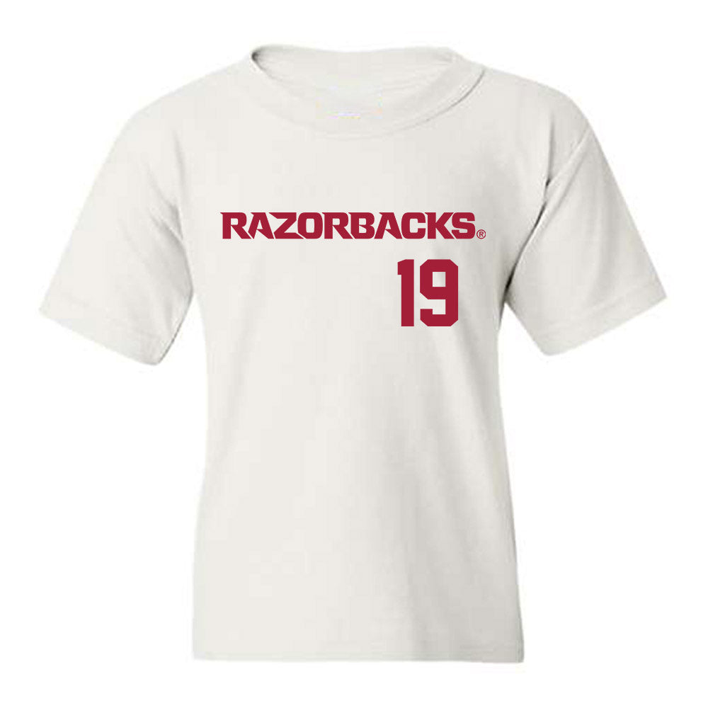 Arkansas - NCAA Baseball : Carson Willis - Replica Shersey Youth T-Shirt-0