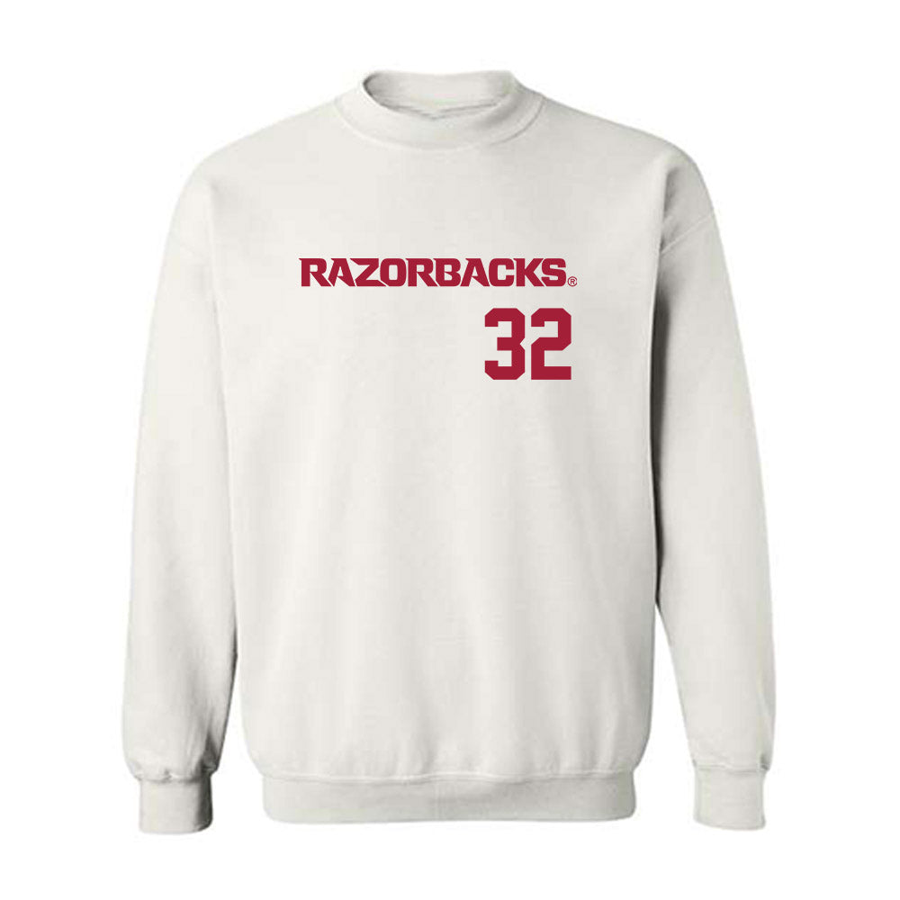 Arkansas - NCAA Baseball : Trystan Trystan - Replica Shersey Crewneck Sweatshirt-0