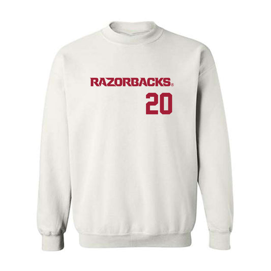 Arkansas - NCAA Baseball : Max Holland - Replica Shersey Crewneck Sweatshirt-0
