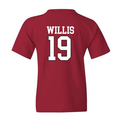 Arkansas - NCAA Baseball : Carson Willis - Replica Shersey Youth T-Shirt Replica Shersey-1