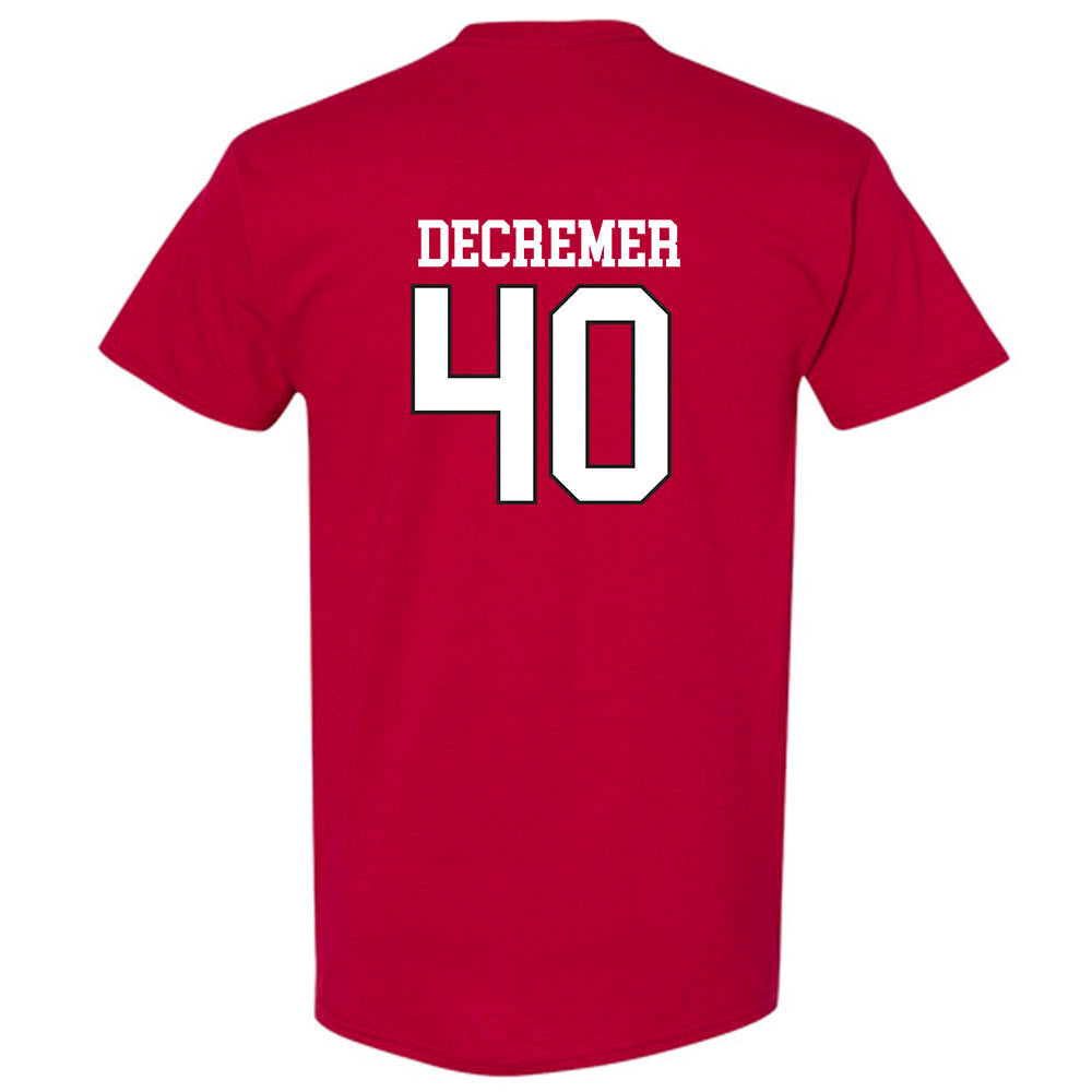 Arkansas - NCAA Baseball : James DeCremer - Replica Shersey T-Shirt Replica Shersey-1