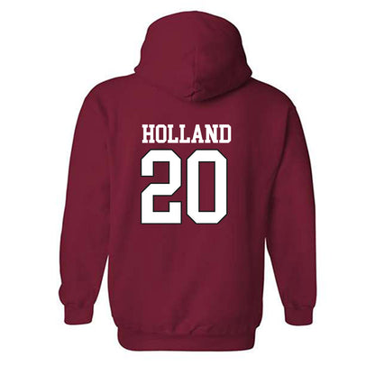 Arkansas - NCAA Baseball : Max Holland - Replica Shersey Hooded Sweatshirt Replica Shersey-1