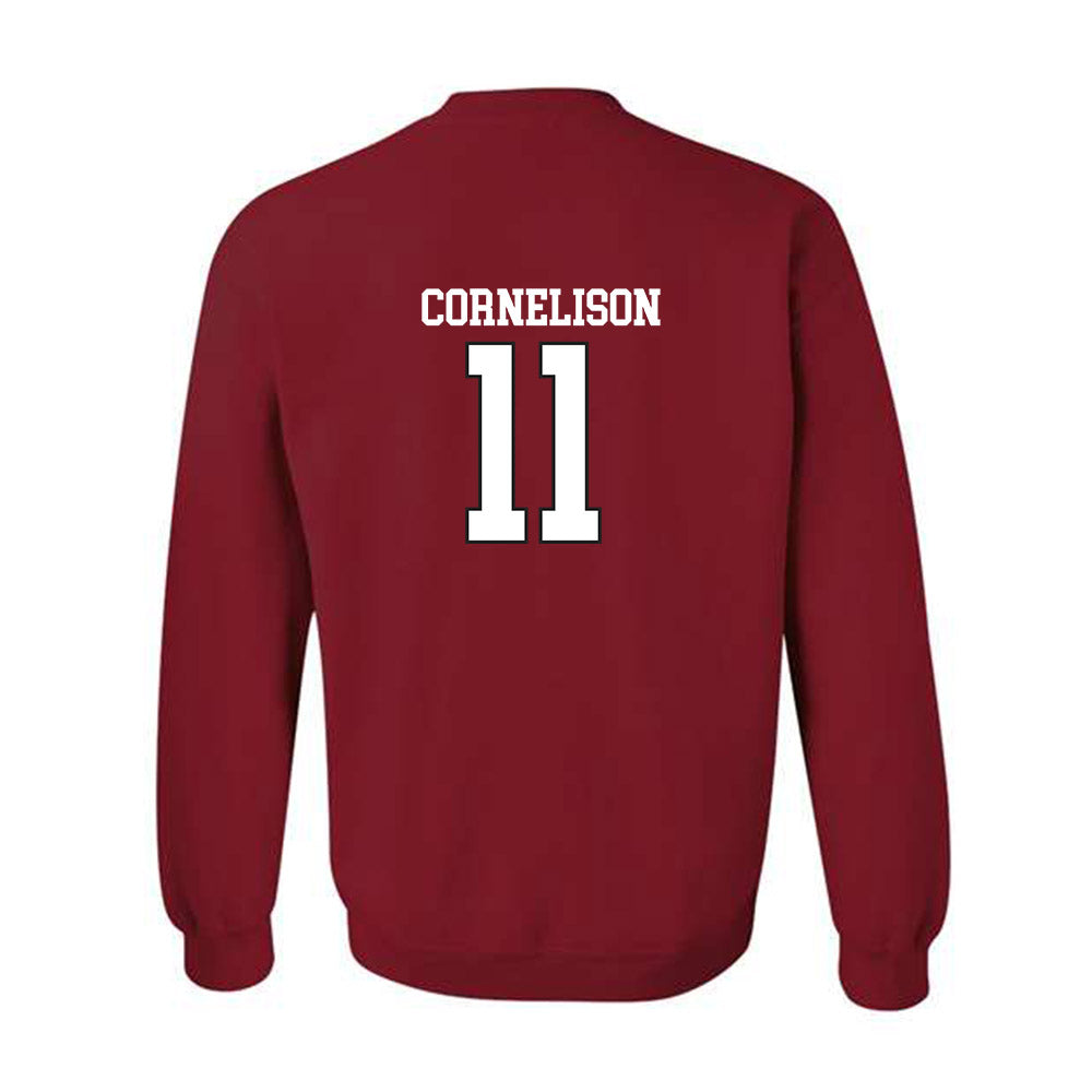 Arkansas - NCAA Baseball : Luke Cornelison - Replica Shersey Crewneck Sweatshirt Replica Shersey-1