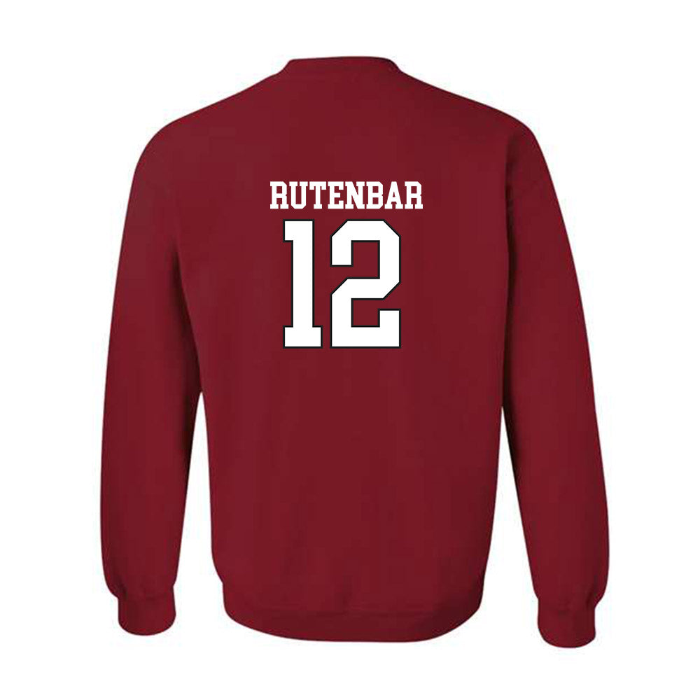Arkansas - NCAA Baseball : Carter Rutenbar - Replica Shersey Crewneck Sweatshirt Replica Shersey-1