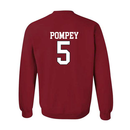Arkansas - NCAA Baseball : TJ Pompey - Replica Shersey Crewneck Sweatshirt Replica Shersey-1
