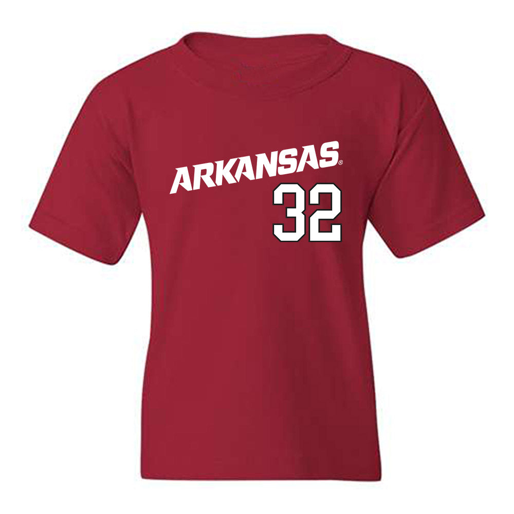 Arkansas - NCAA Baseball : Trystan Newberry - Replica Shersey Youth T-Shirt Replica Shersey-0