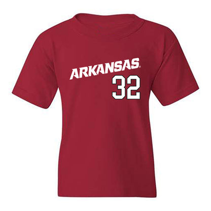 Arkansas - NCAA Baseball : Trystan Newberry - Replica Shersey Youth T-Shirt Replica Shersey-0