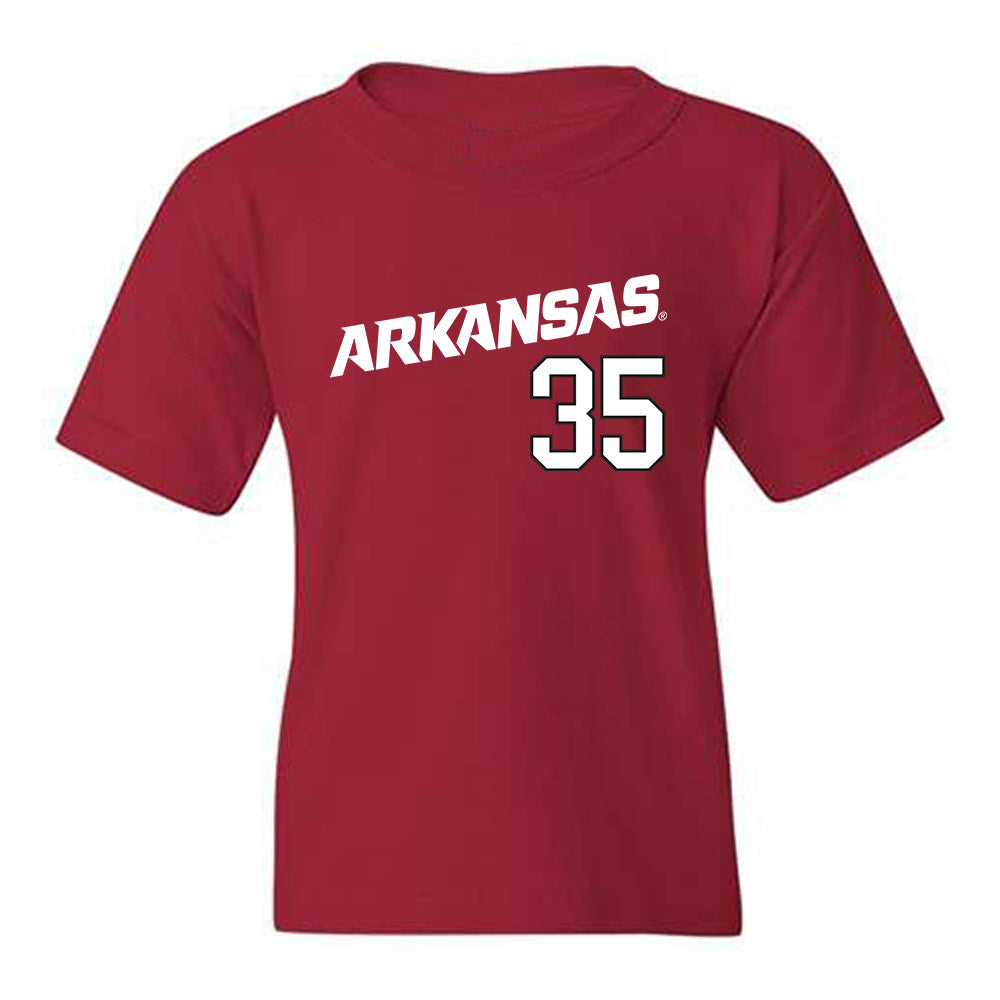 Arkansas - NCAA Baseball : Cayden Mitchell - Replica Shersey Youth T-Shirt Replica Shersey-0