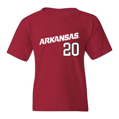 Arkansas - NCAA Baseball : Max Holland - Replica Shersey Youth T-Shirt Replica Shersey-0