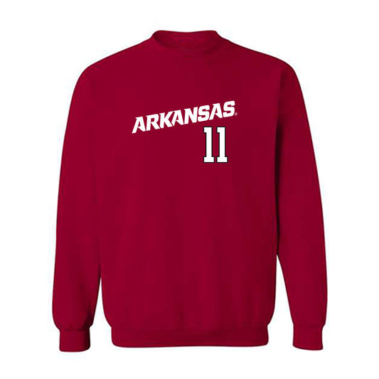 Arkansas - NCAA Baseball : Luke Cornelison - Replica Shersey Crewneck Sweatshirt Replica Shersey-0