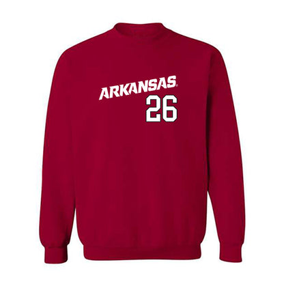 Arkansas - NCAA Baseball : Tate McGuire - Replica Shersey Crewneck Sweatshirt Replica Shersey