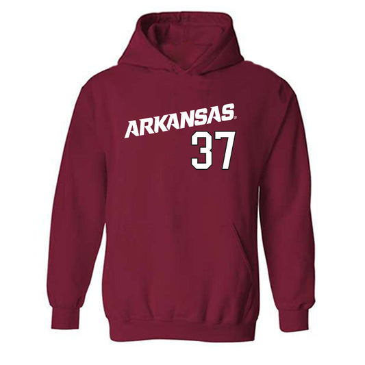 Arkansas - NCAA Baseball : Grant Wren - Replica Shersey Hooded Sweatshirt Replica Shersey-0