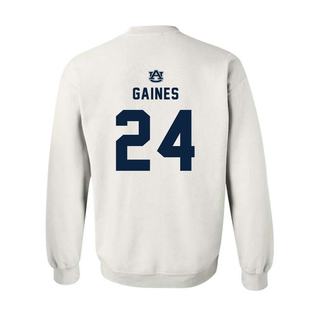 Auburn - NCAA Women's Soccer : Aurora Gaines - Replica Shersey Crewneck Sweatshirt-1