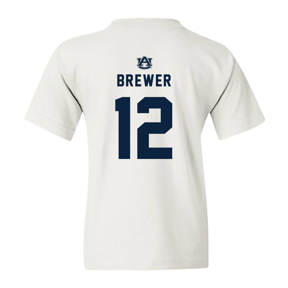 Auburn - NCAA Baseball : Garrett Brewer - Replica Shersey Youth T-Shirt-1