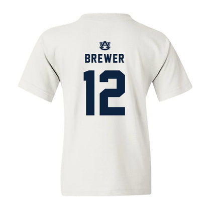Auburn - NCAA Baseball : Garrett Brewer - Replica Shersey Youth T-Shirt-1